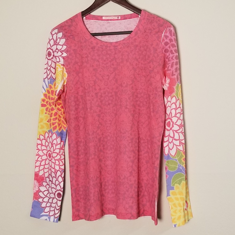 NWOT Before & Again Colorful Top